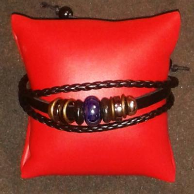 BRACELET CUIR COULISSANT