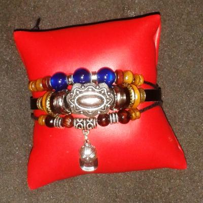 BRACELET CUIR COULISSANT