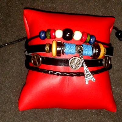 BRACELET CUIR COULISSANT