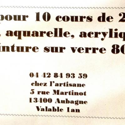 COURS DESSIN PEINTURE