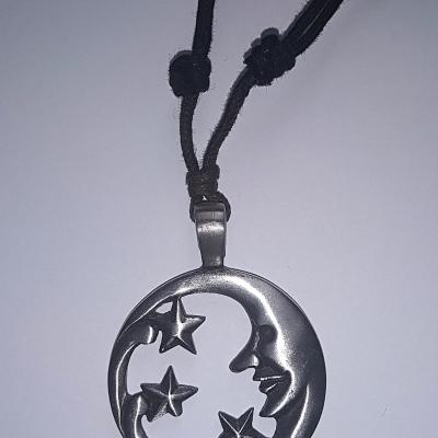 COLLIER LUNE ETAIN