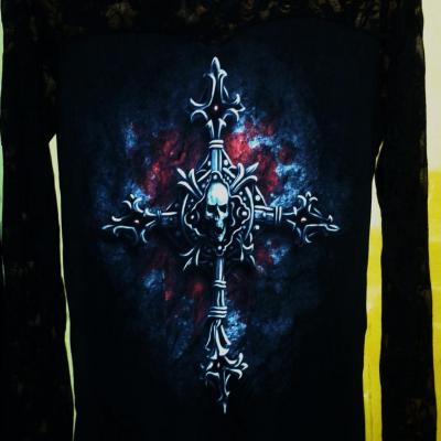 TEE-SHIRT DENTELLE FEMME