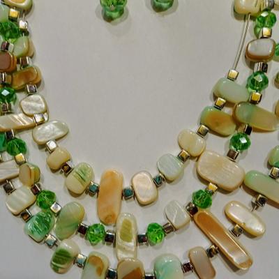 PARURE COLLIER ET BOUCLES D'OREILLES